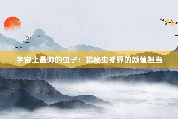 宇宙上最帅的虫子：揭秘虫豸界的颜值担当
